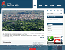 Tablet Screenshot of comune.sanveromilis.or.it
